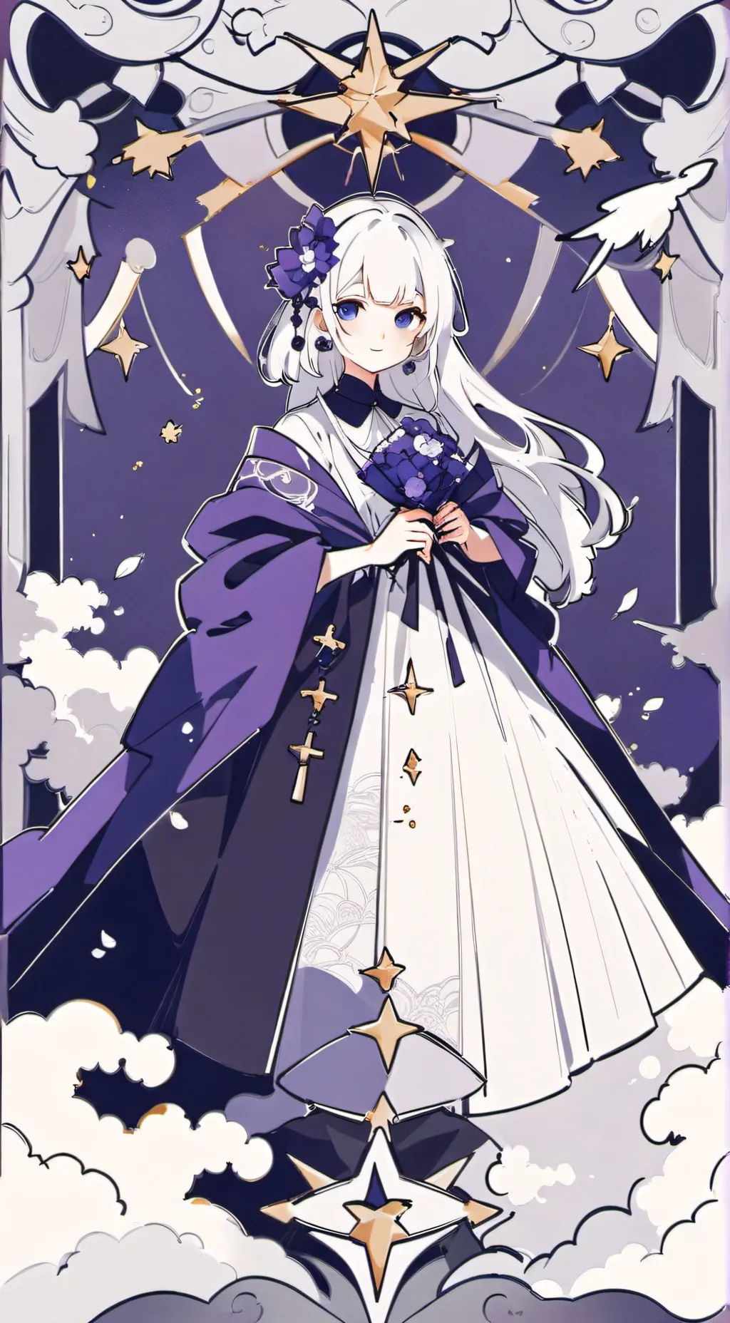 ai character: Mha Christmas  background