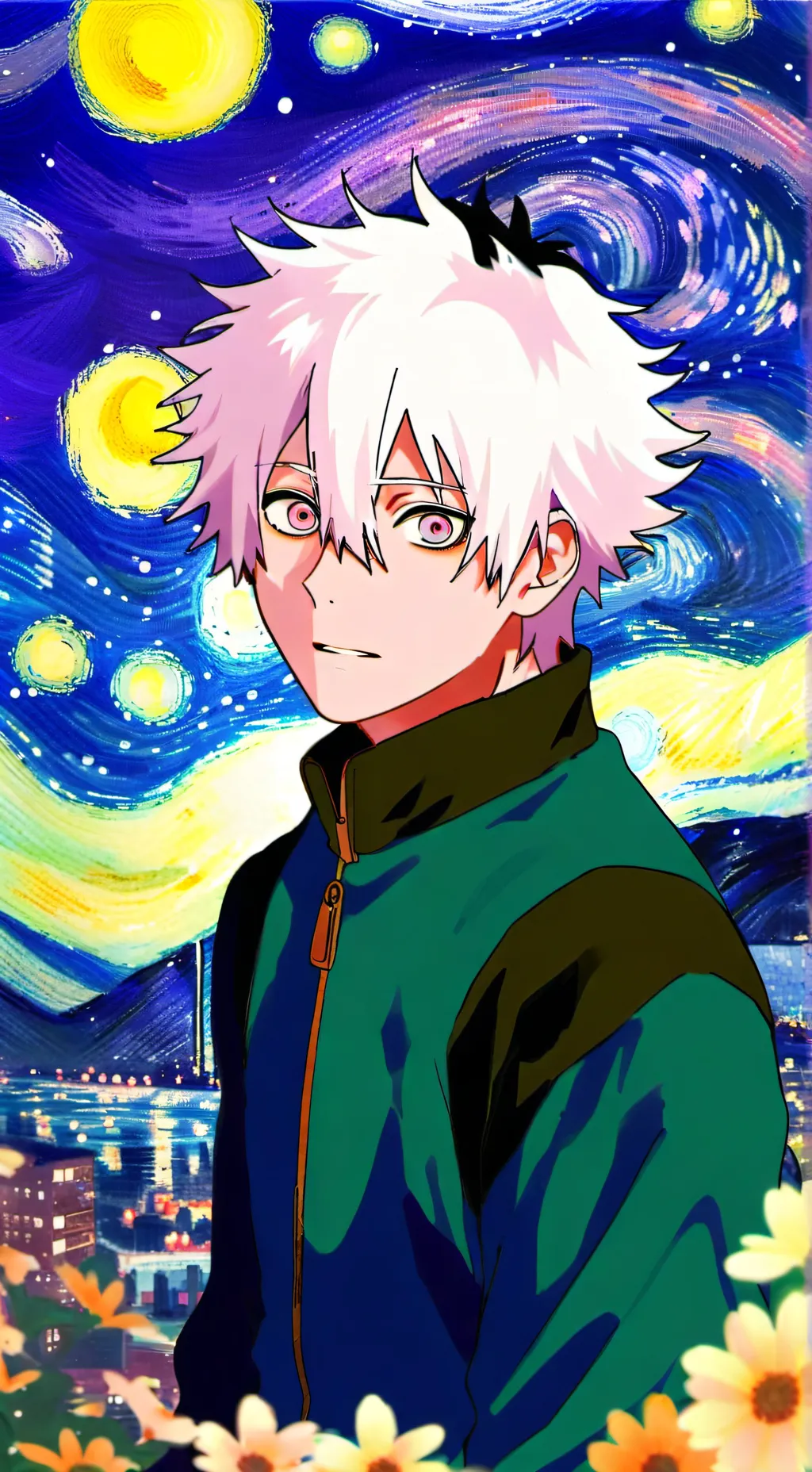 ai character: Gojo  background