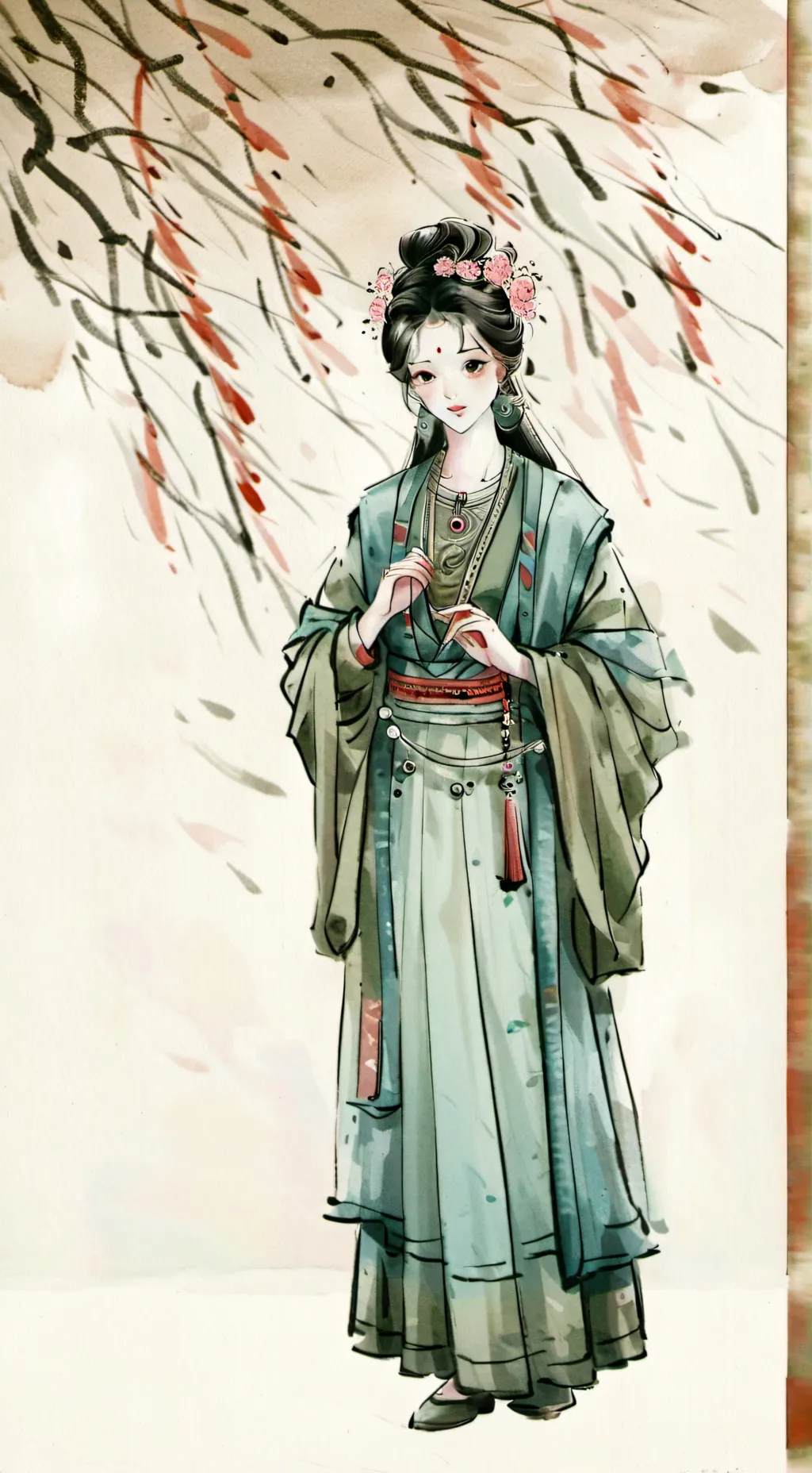 ai character: Trans Dazai background