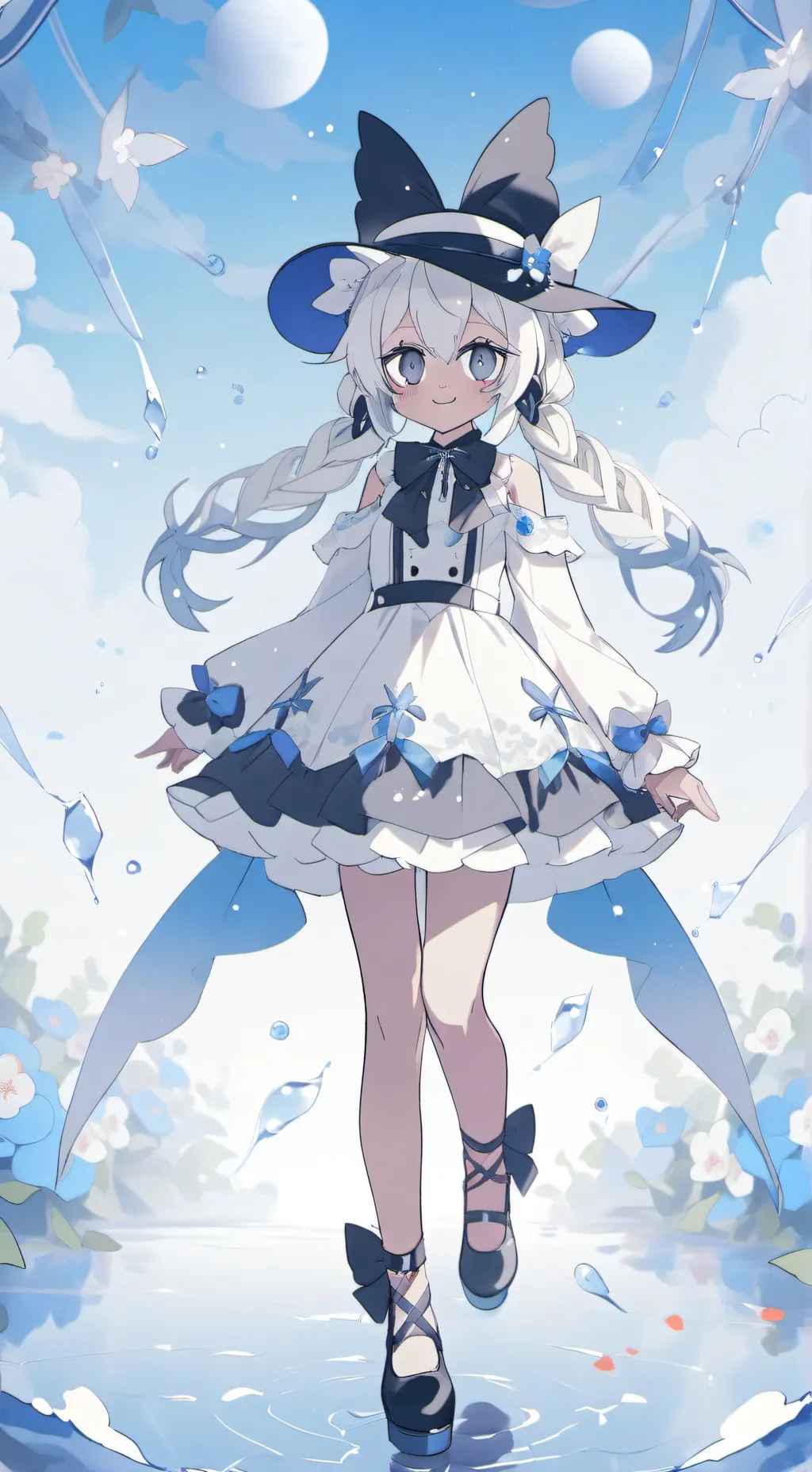 ai character: Dw BUT MELANIE?! background