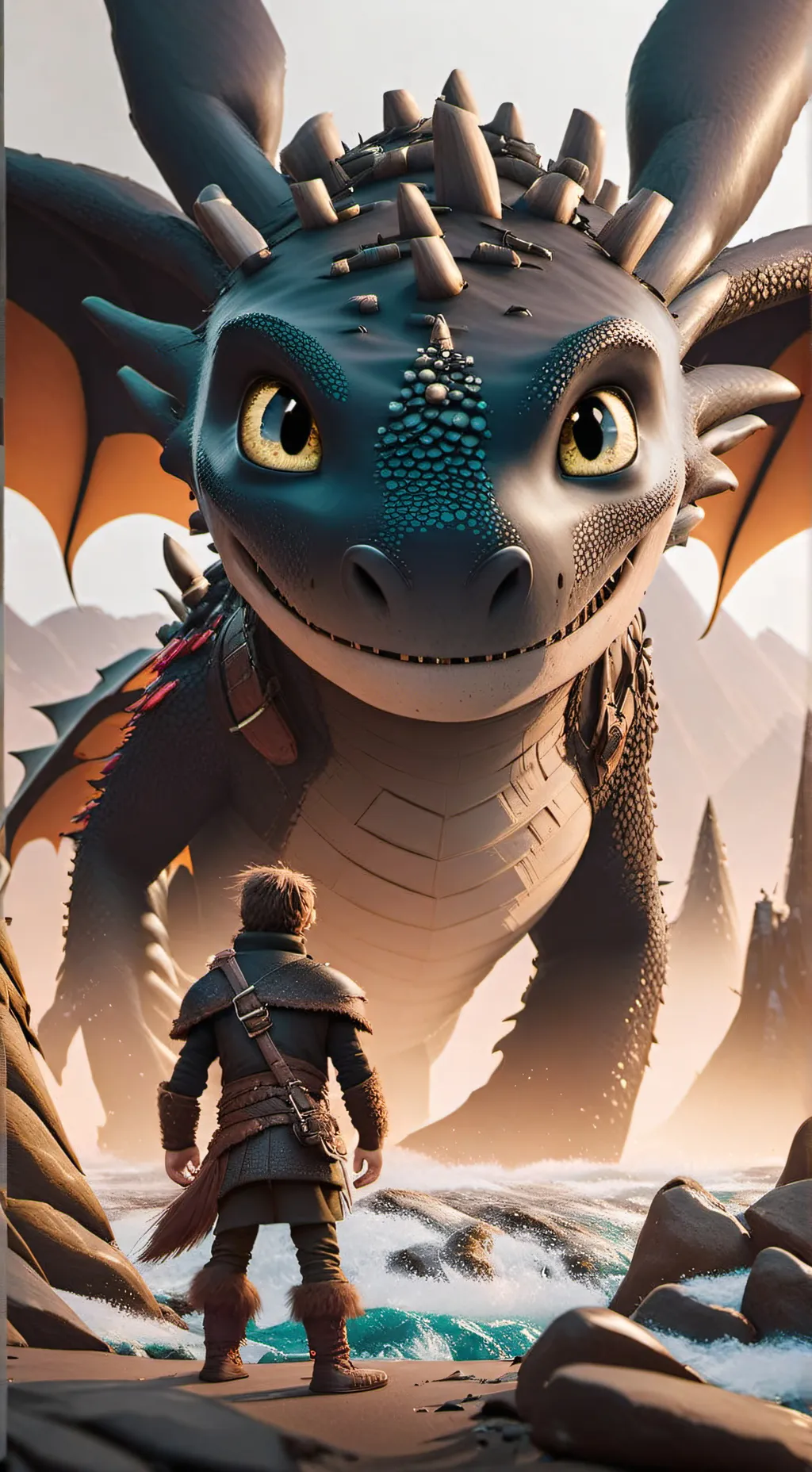 ai character: isle of berk background