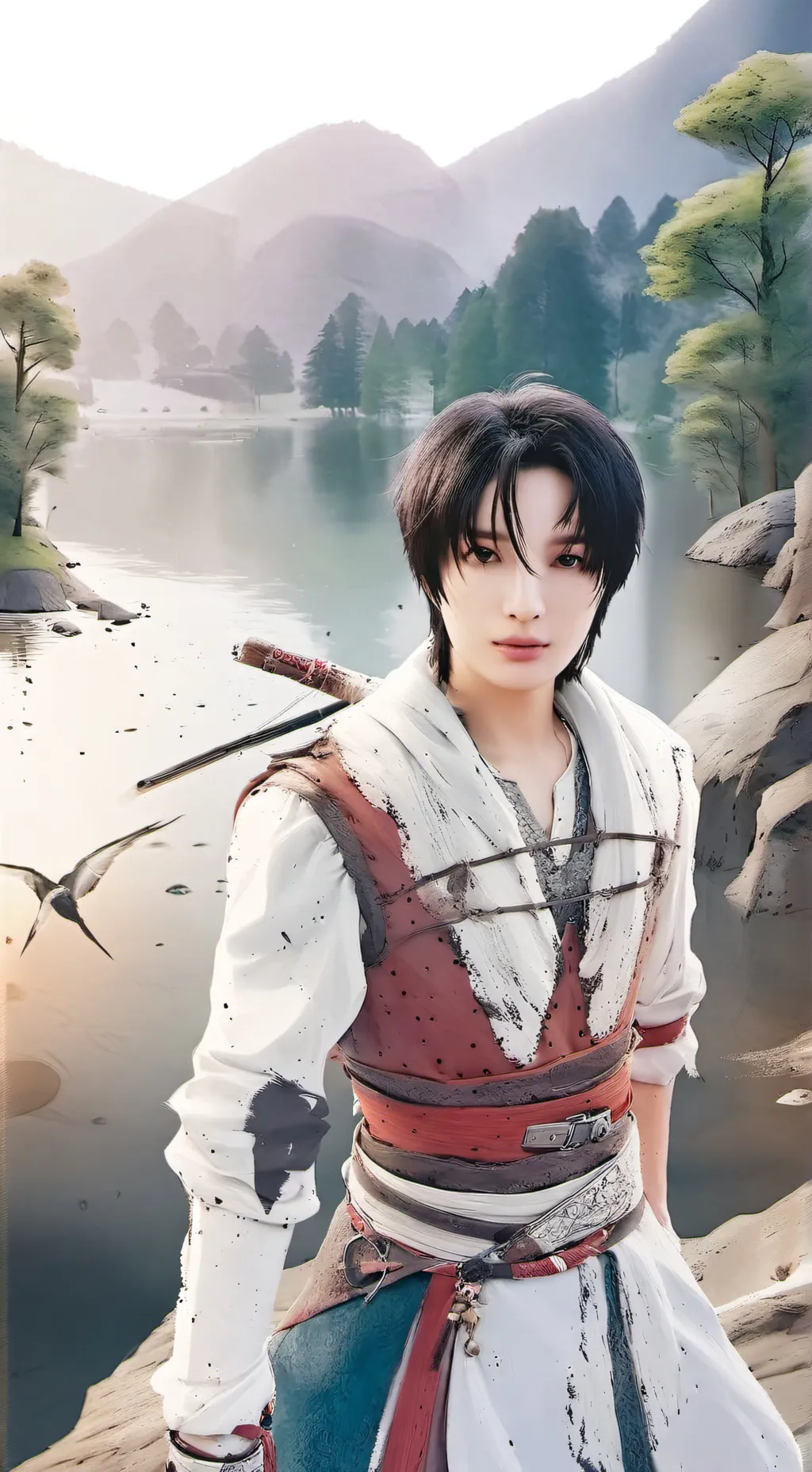 ai character: Donghwa 🐸 background