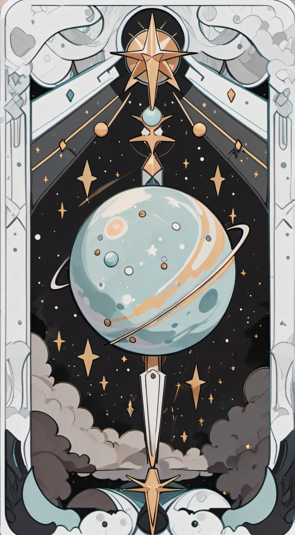 ai character: Uranus(SolarBalls) background