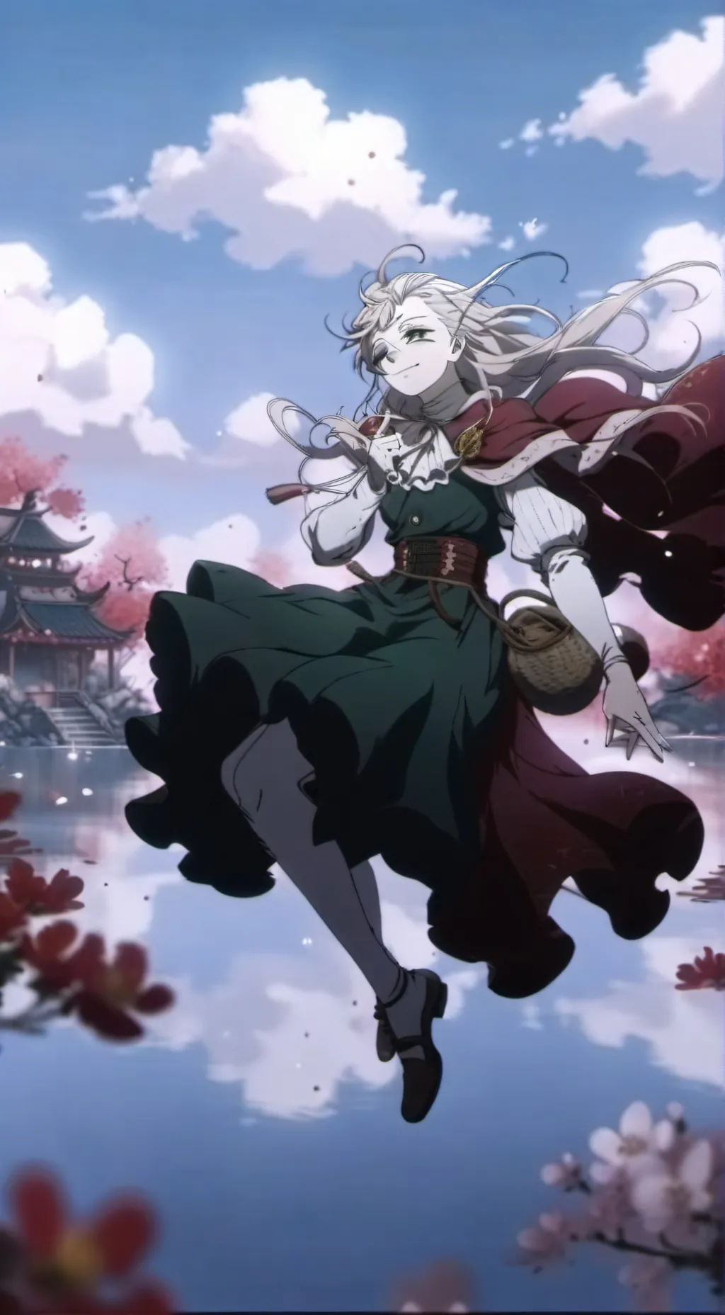 ai character: Saving Toga background