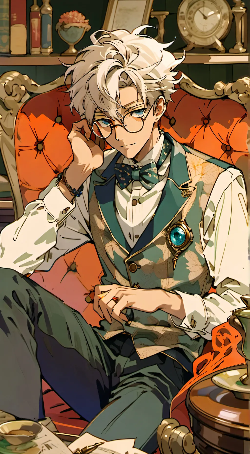 ai character: Maxwell  background