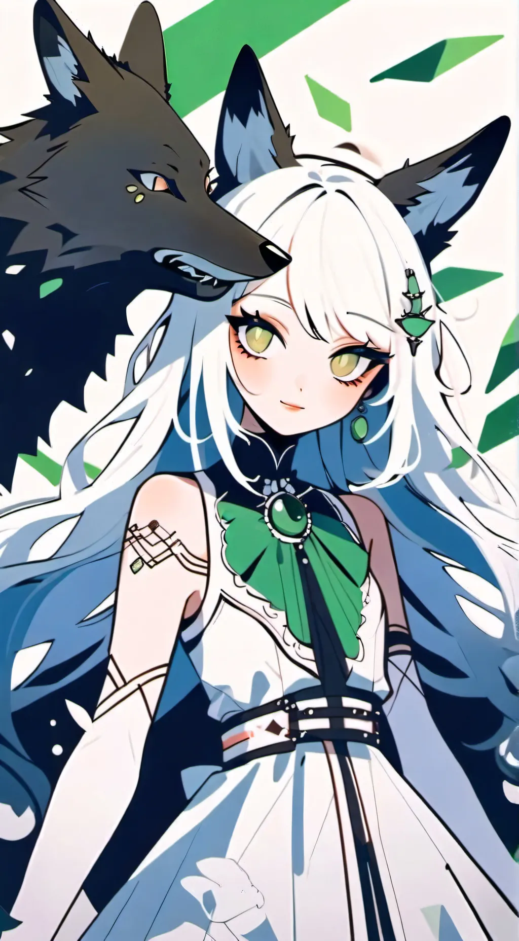 ai character: amber background