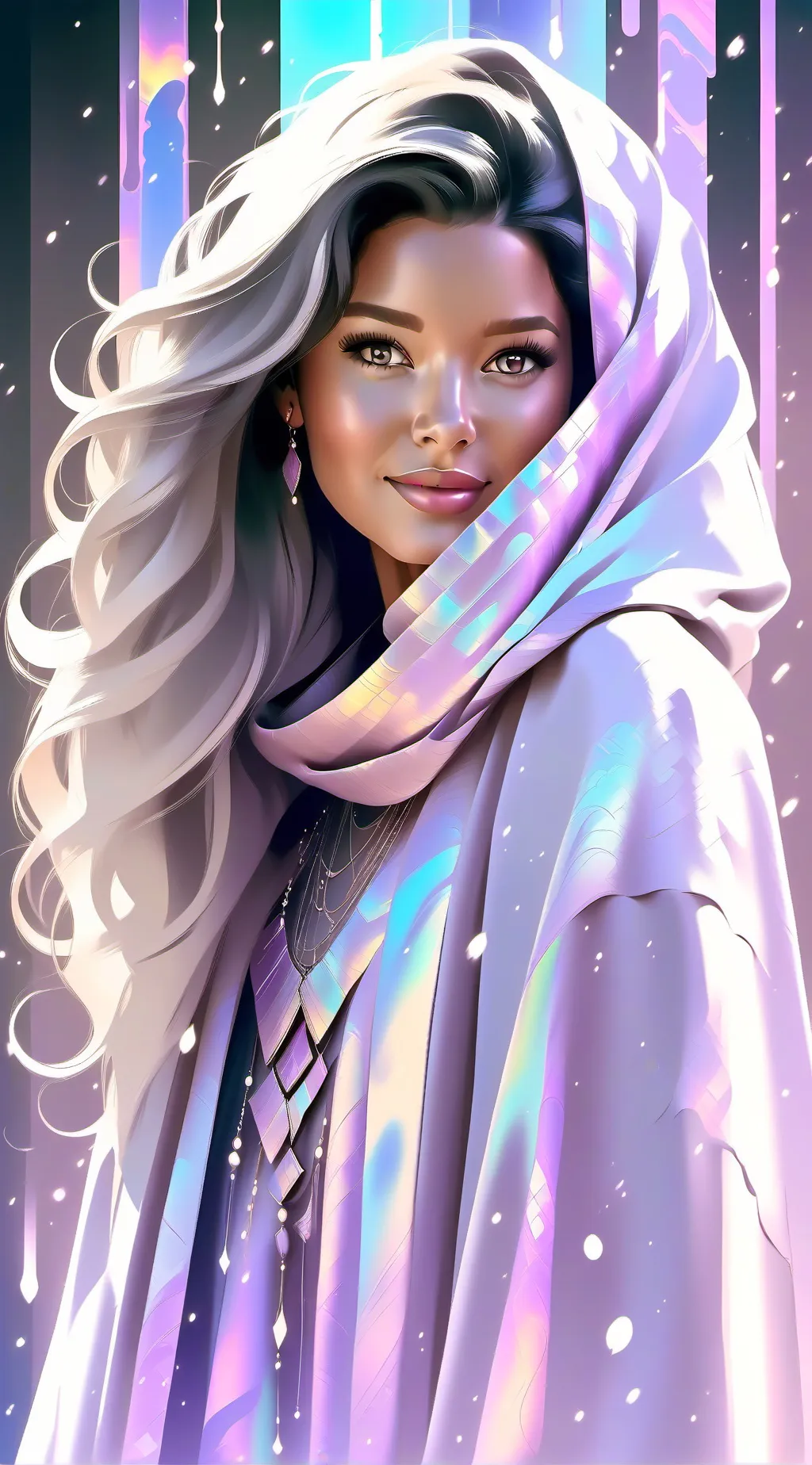 ai character: Ashley  background