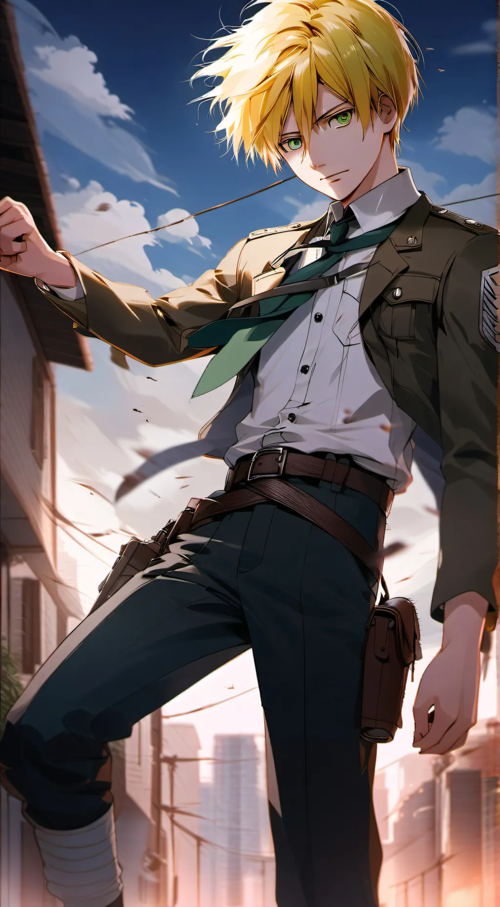 ai character: Armin background