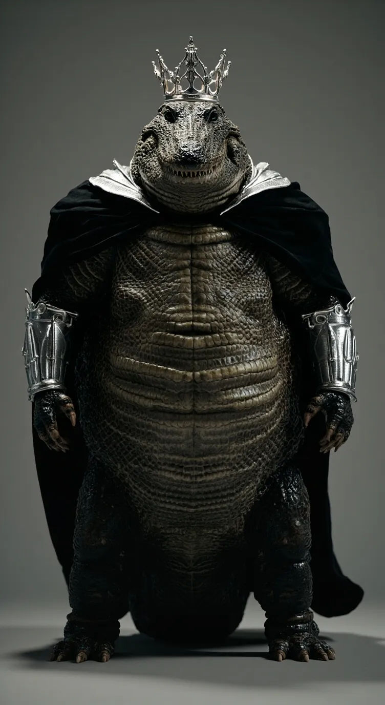 ai character: kingcroc background