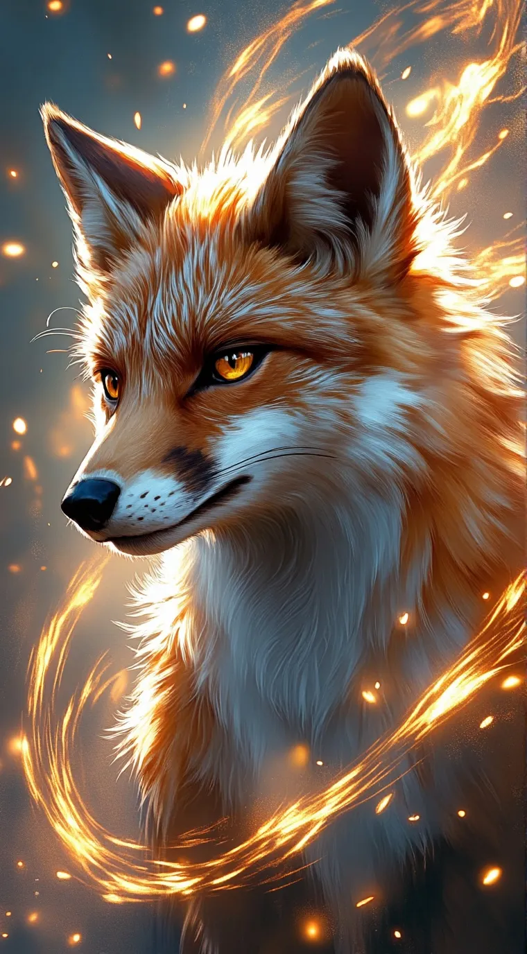 ai character: The Mother Fox background