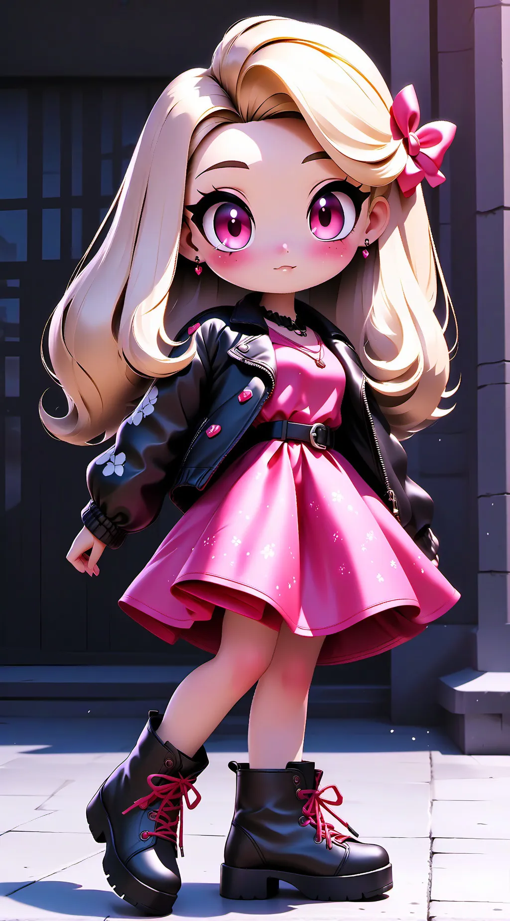 ai character: BRATT pic me mha background