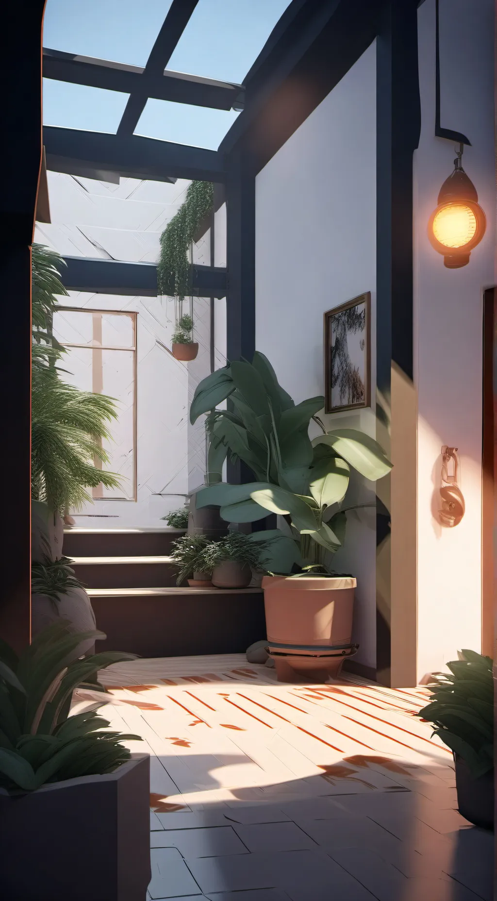 ai character: HH plant  background