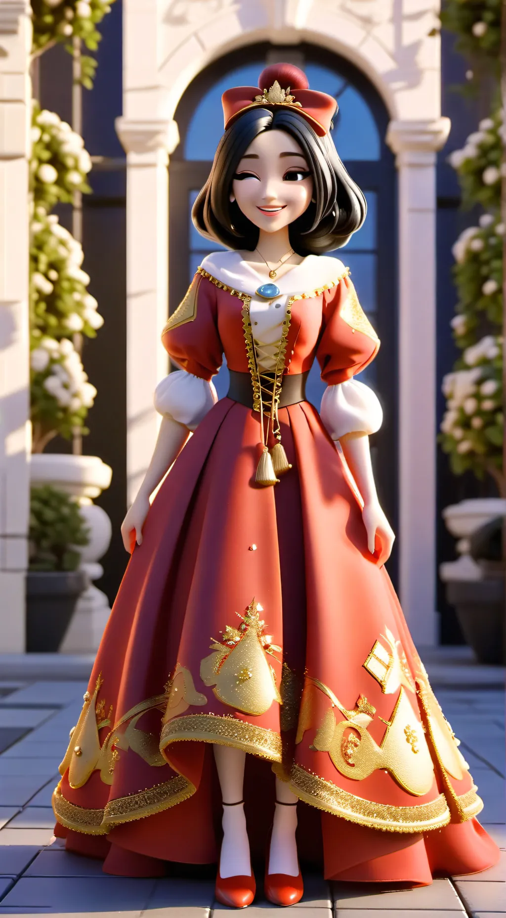 ai character: cae en la locura background