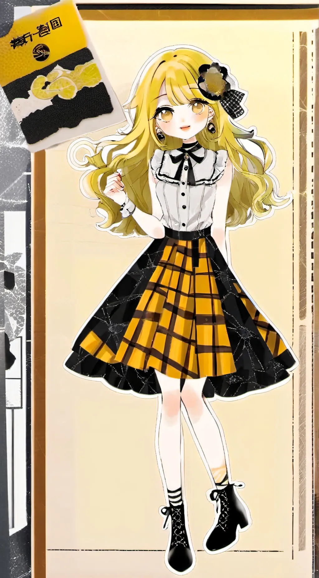 ai character: Girl name background