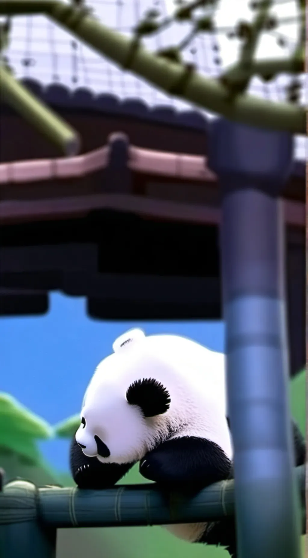 ai character: 한국식 무성영화  background