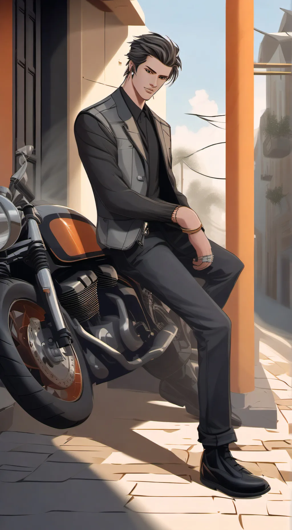 ai character: Ethan background