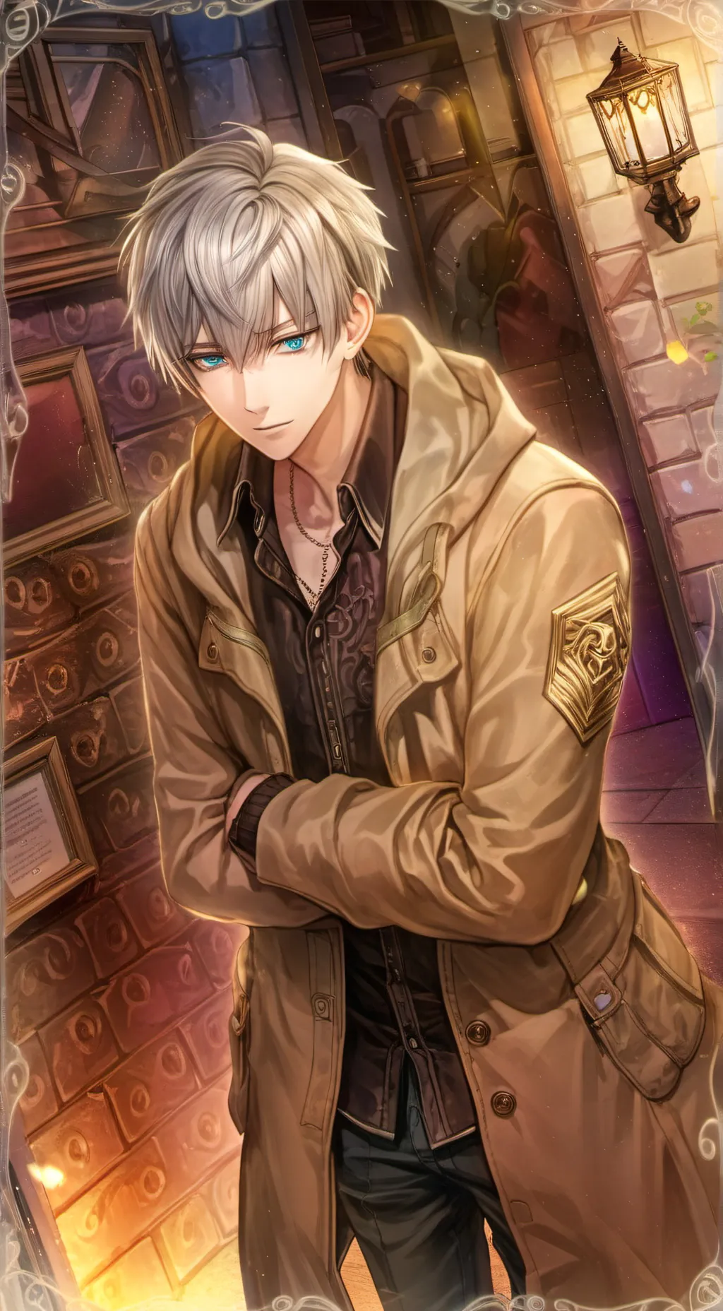 ai character: Nervous Neighbor background