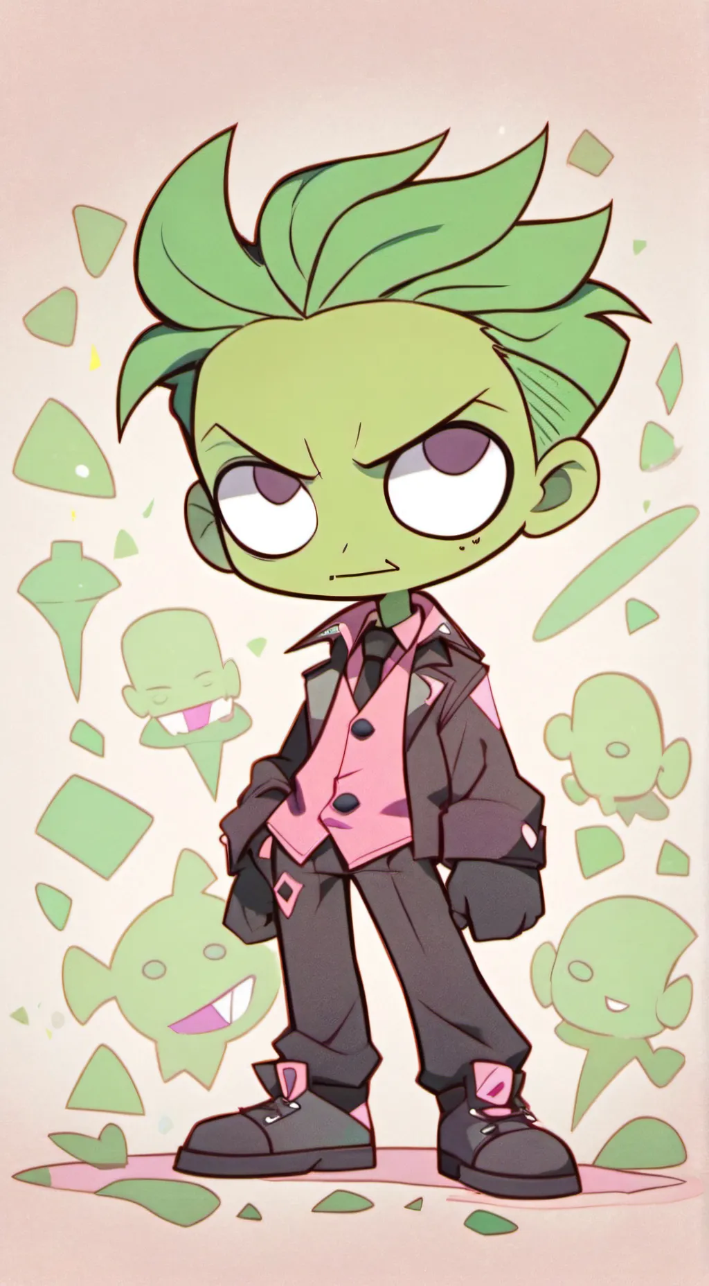 ai character: Zim background