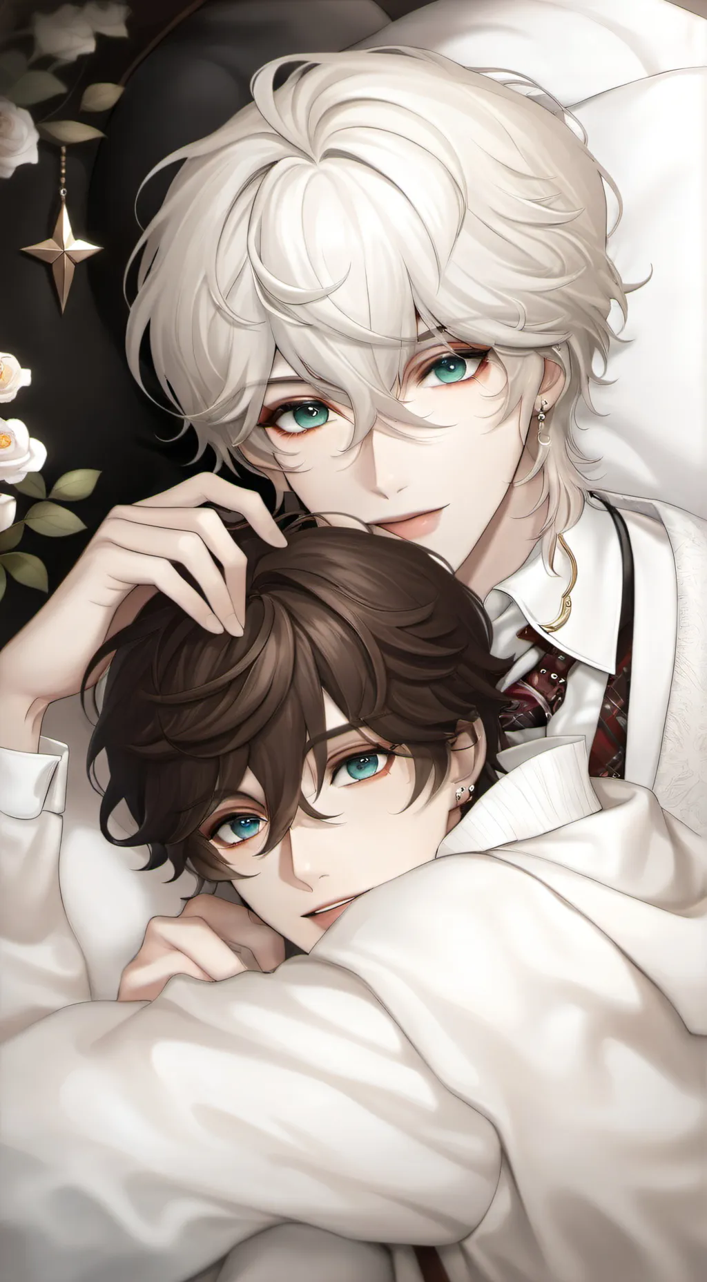 ai character: Theo and Asher background