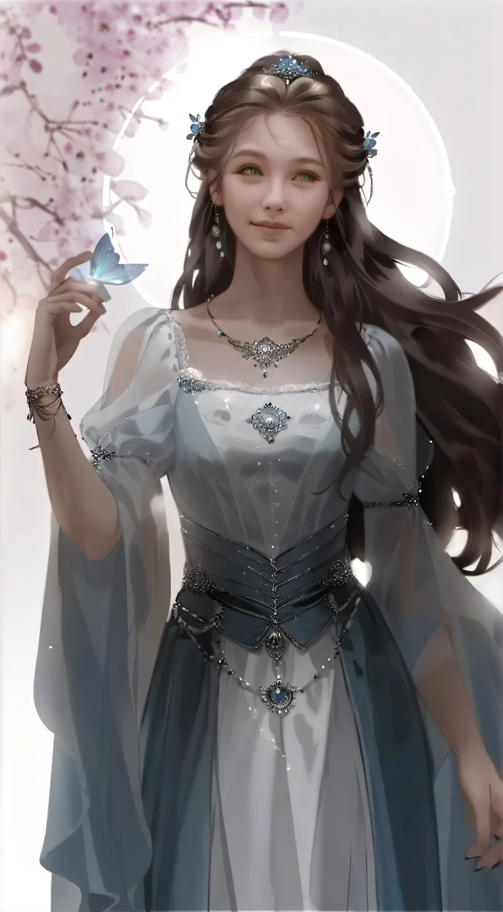 ai character: Prencess Kristall background