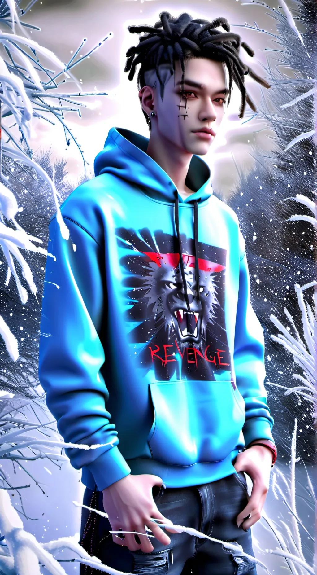 ai character: O block  background