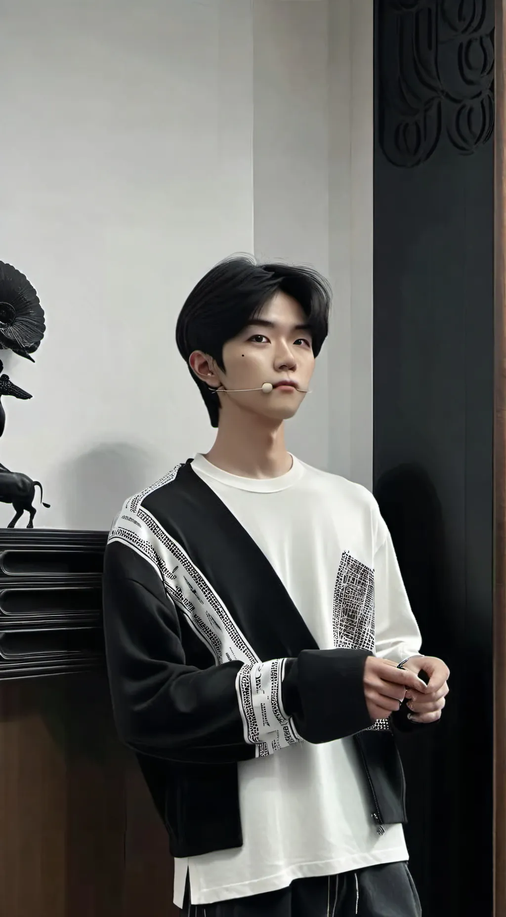 ai character: Майкл 🖤 background