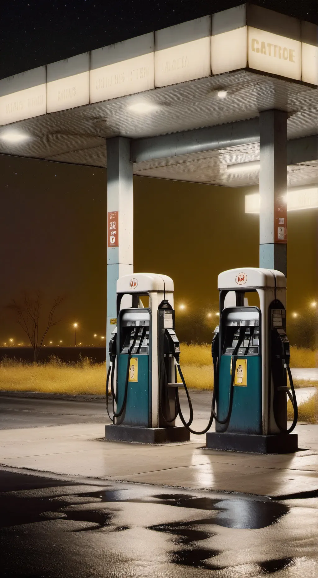 ai character: Night shift background