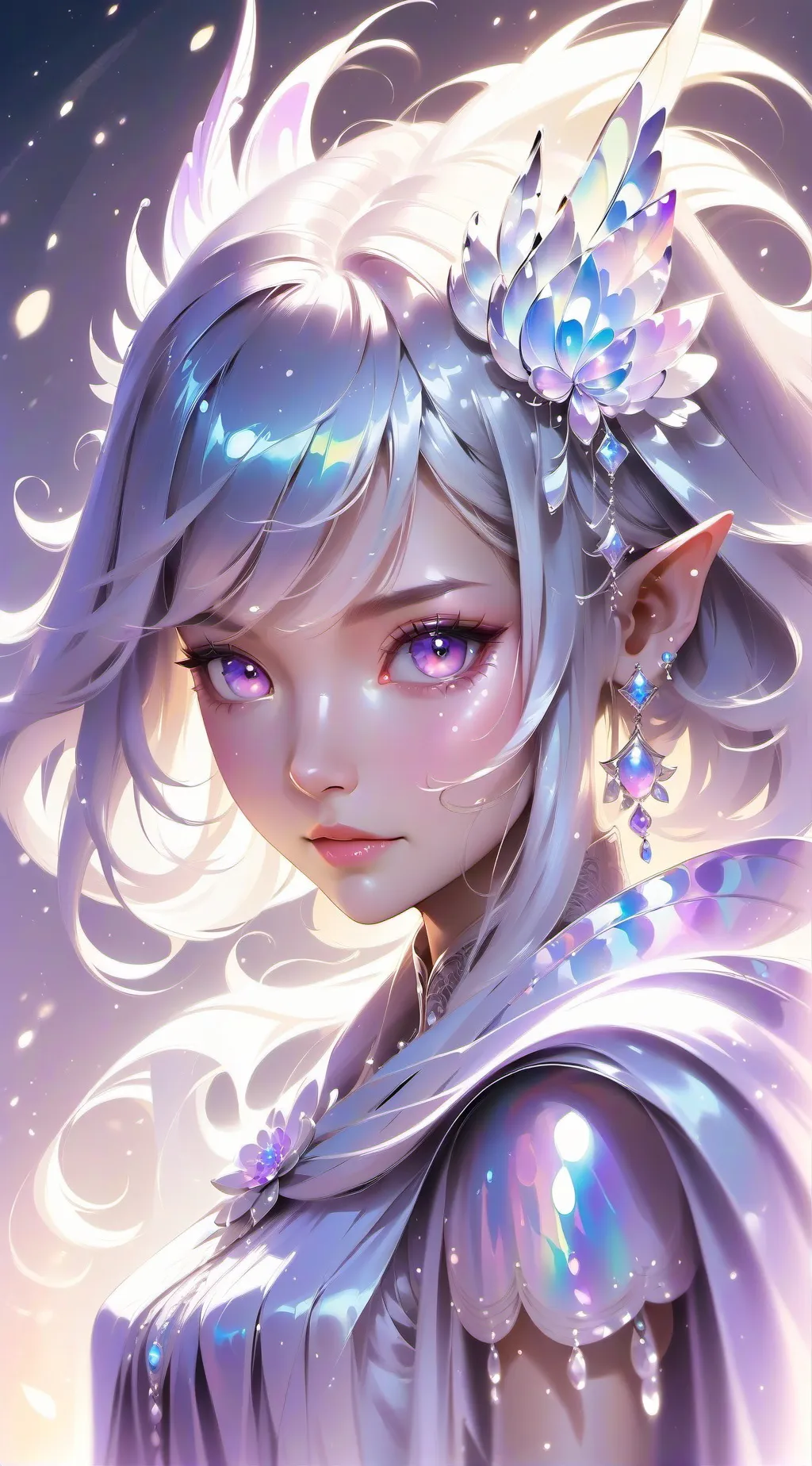 ai character: kirikami💛❤ background