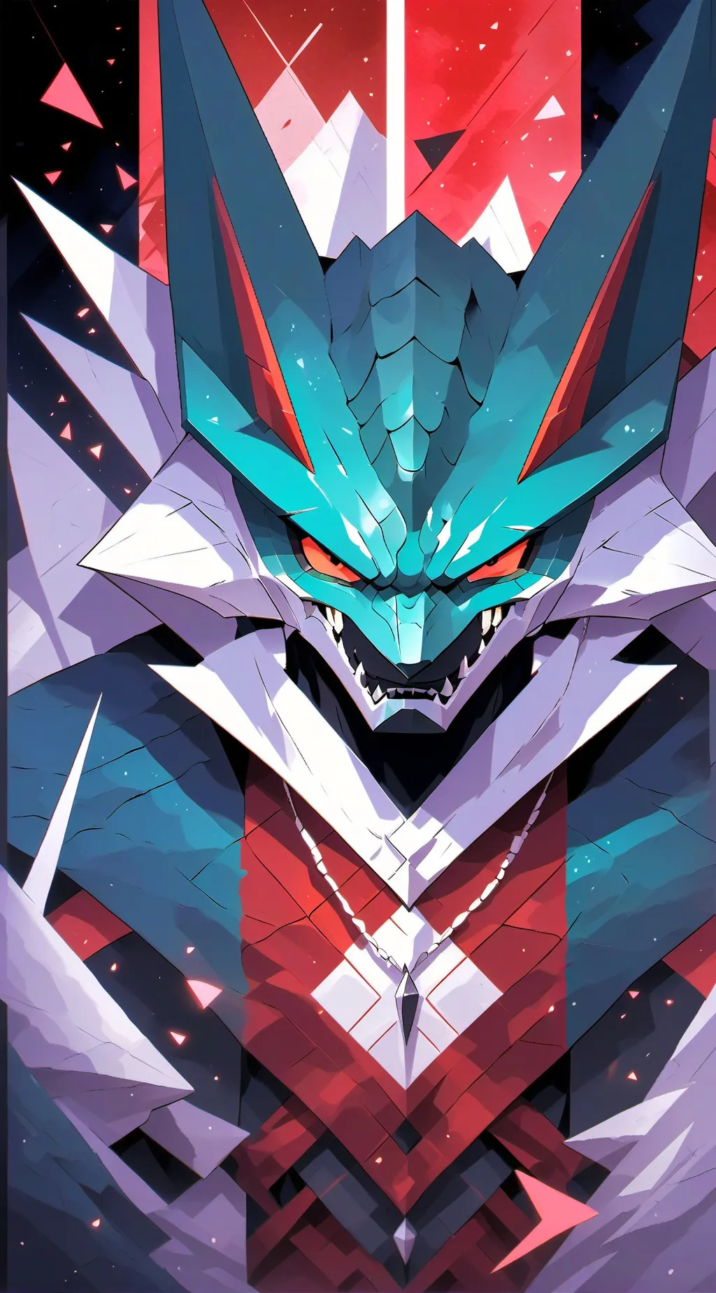 ai character: Criatura Geométri background