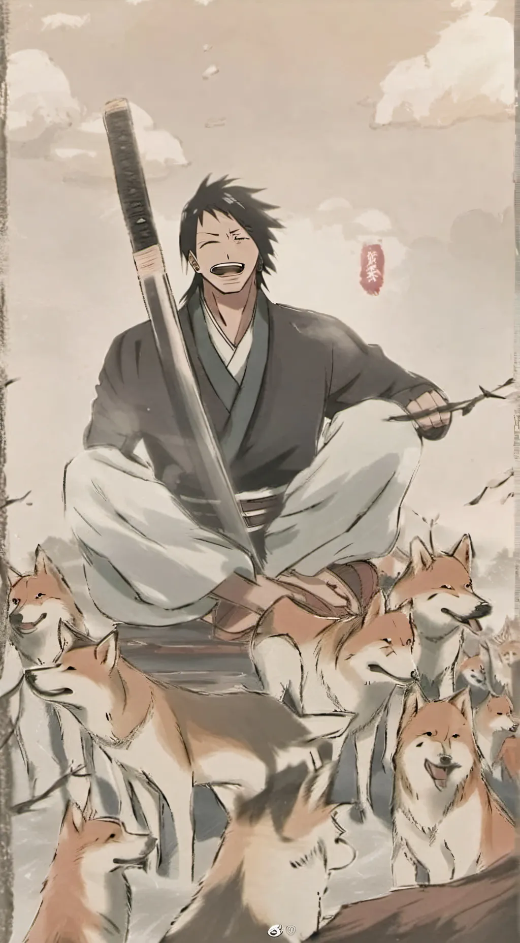 ai character: ~ KAIEN SHIBA ~ background