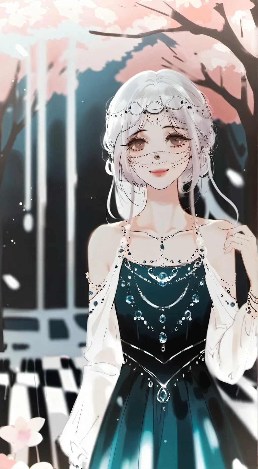 ai character: Niane hiie  background