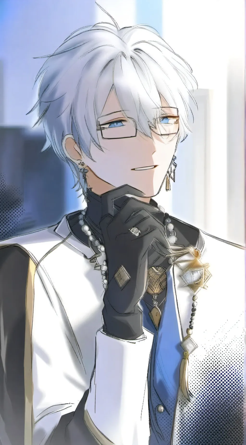 ai character: Kaelix Debonair background