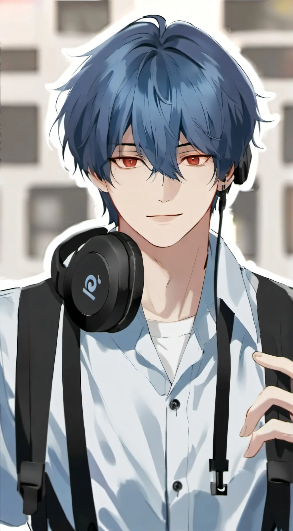 ai character: Blu dude like you background