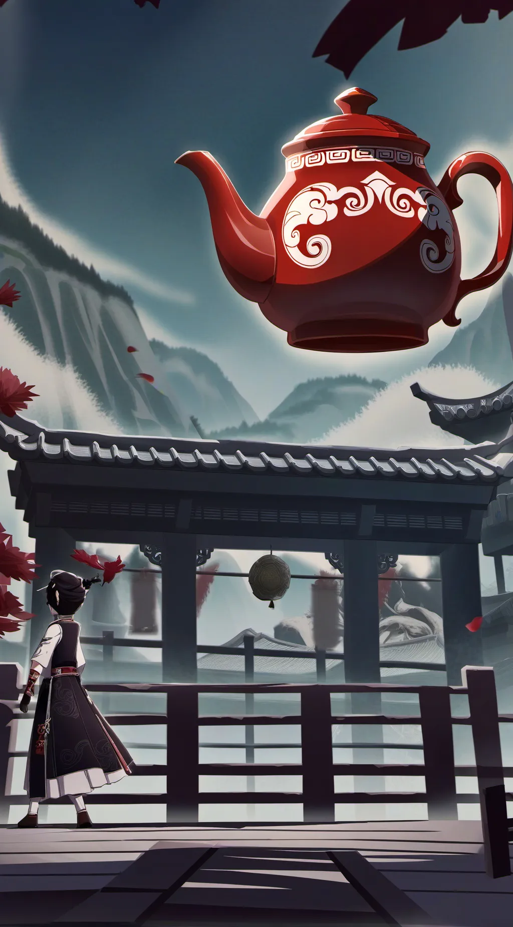 ai character: talk to a Teapot background