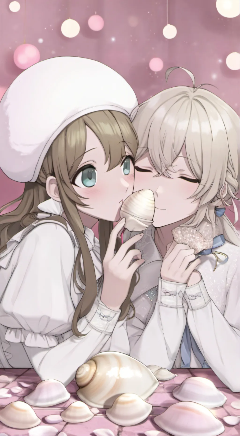 ai character: Vee<33 background