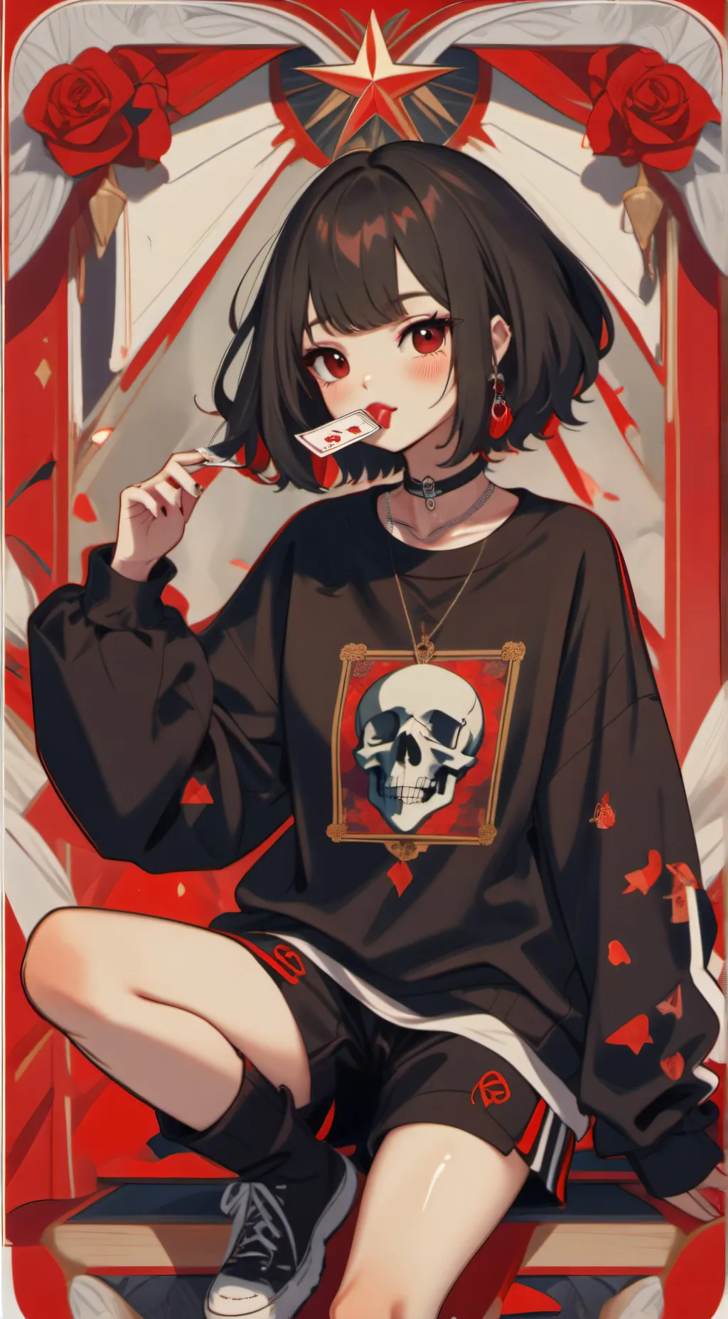 ai character: Ash background