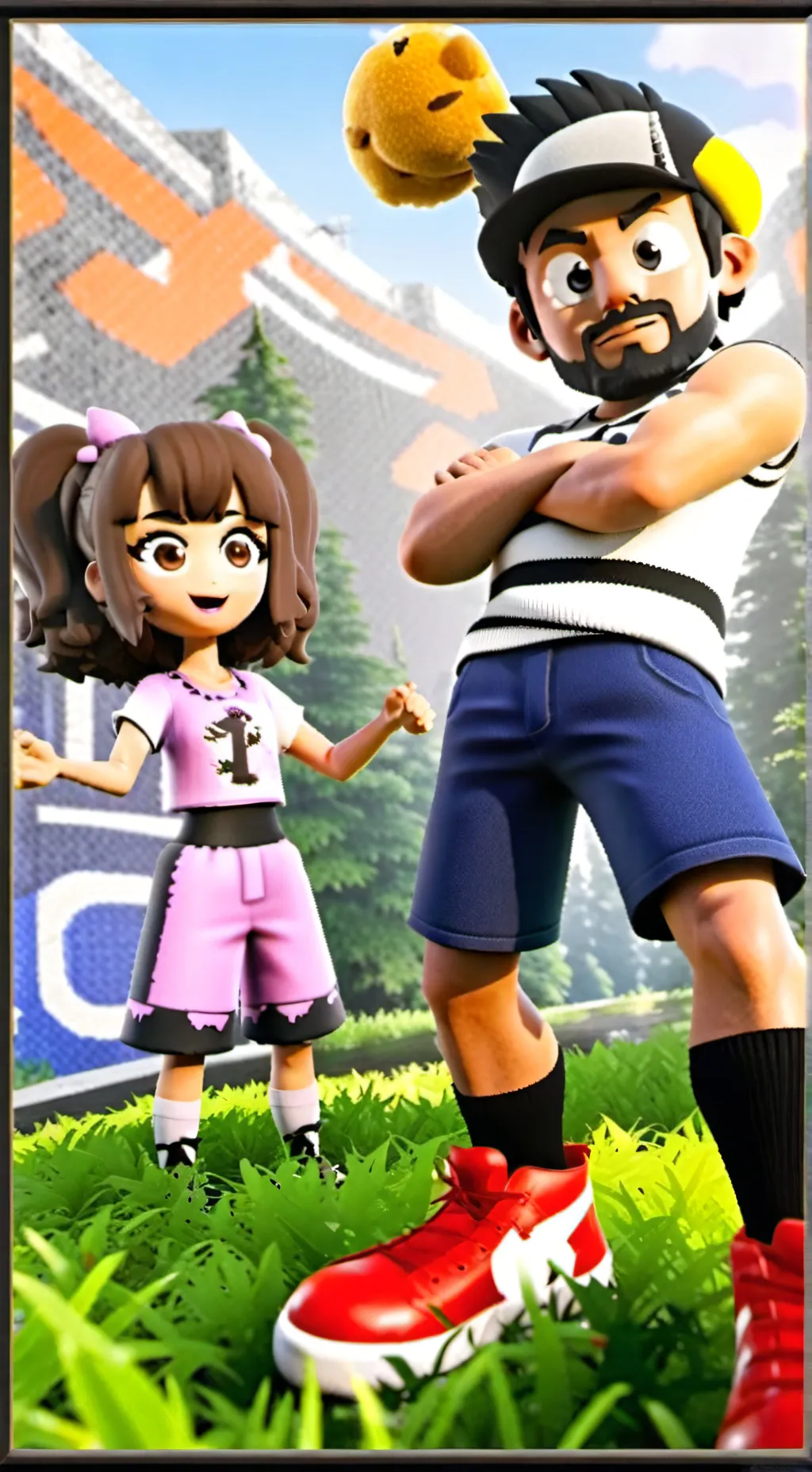 ai character: car sick Patricia background