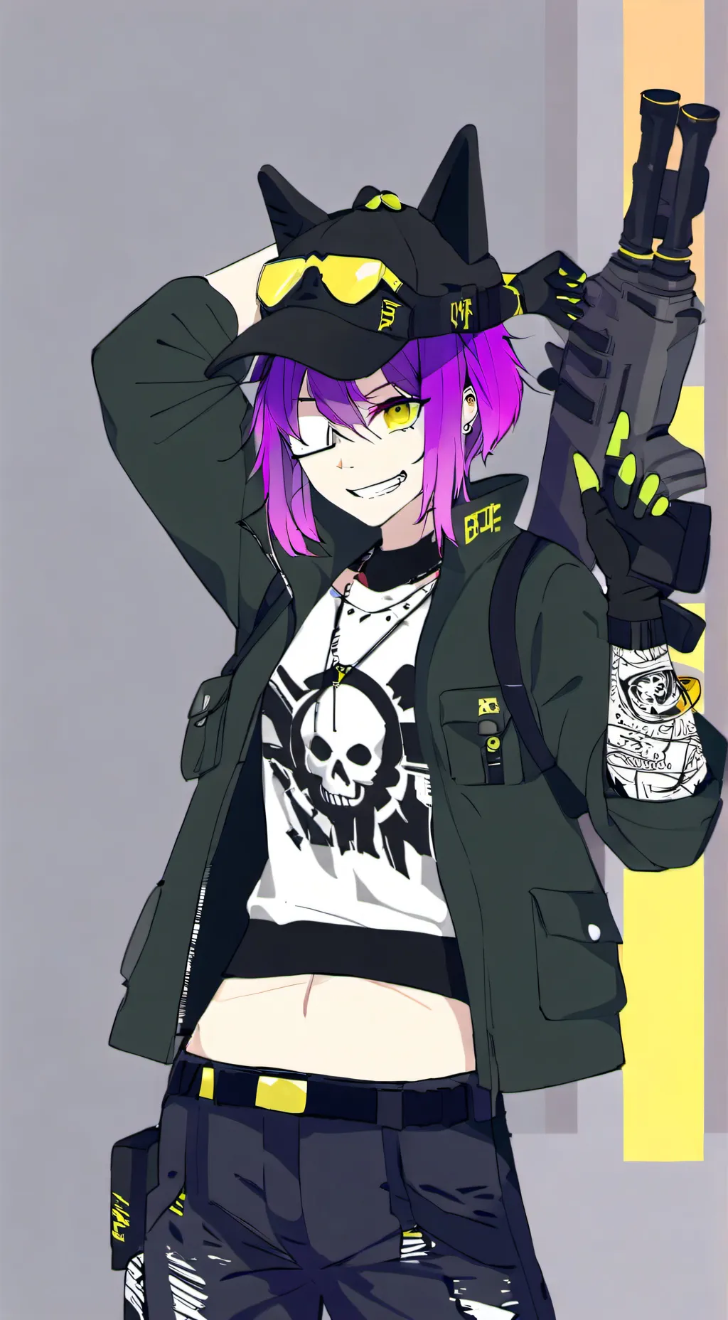 ai character: Gadget (Buzzard) background