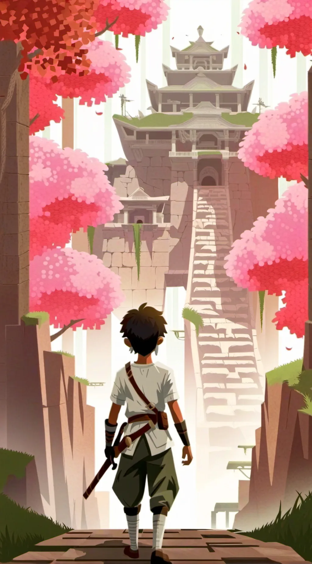 ai character: Maze runner✨🎀 background