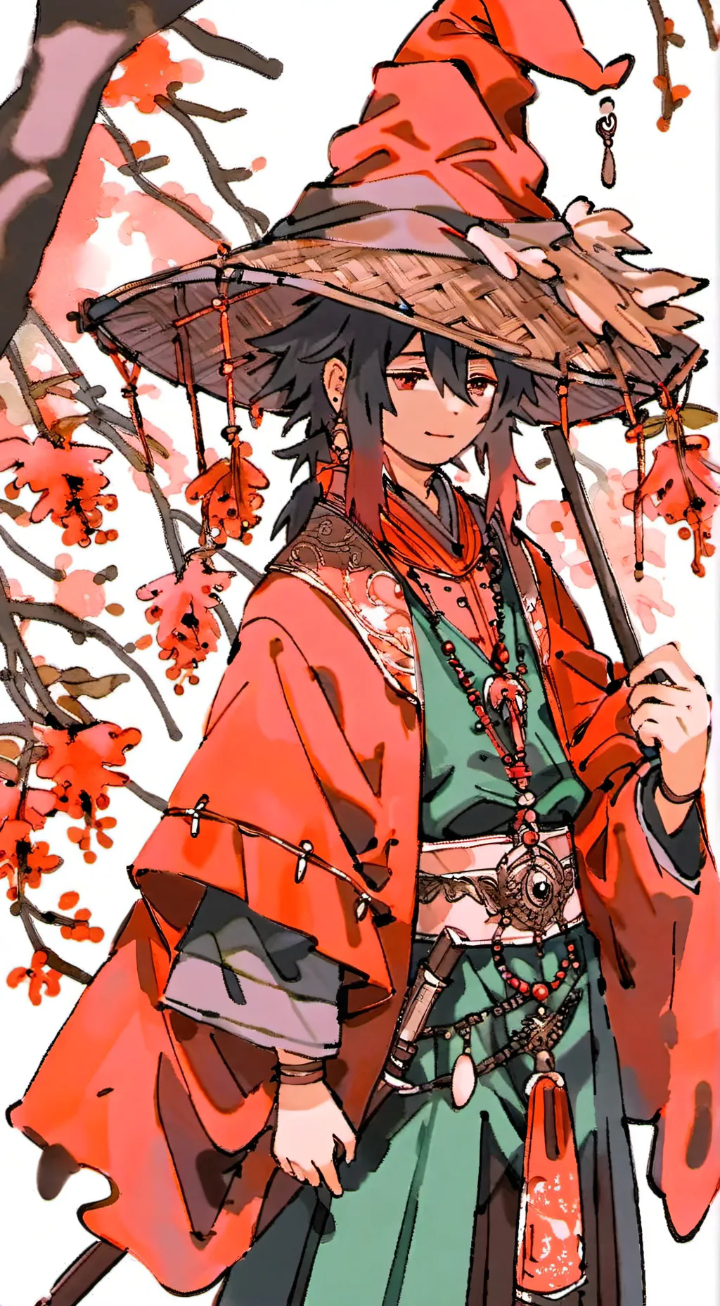 ai character: forsaken chilling background