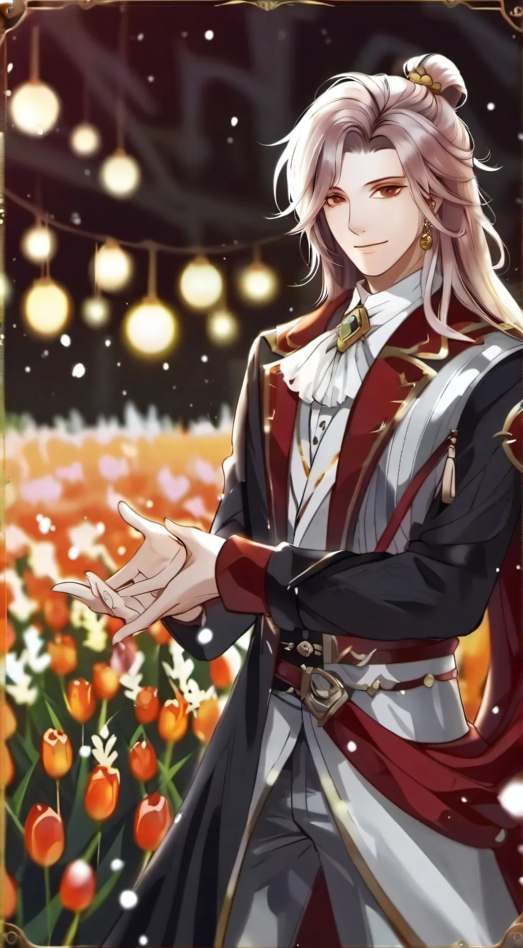 ai character: Katsuki Bakugou background