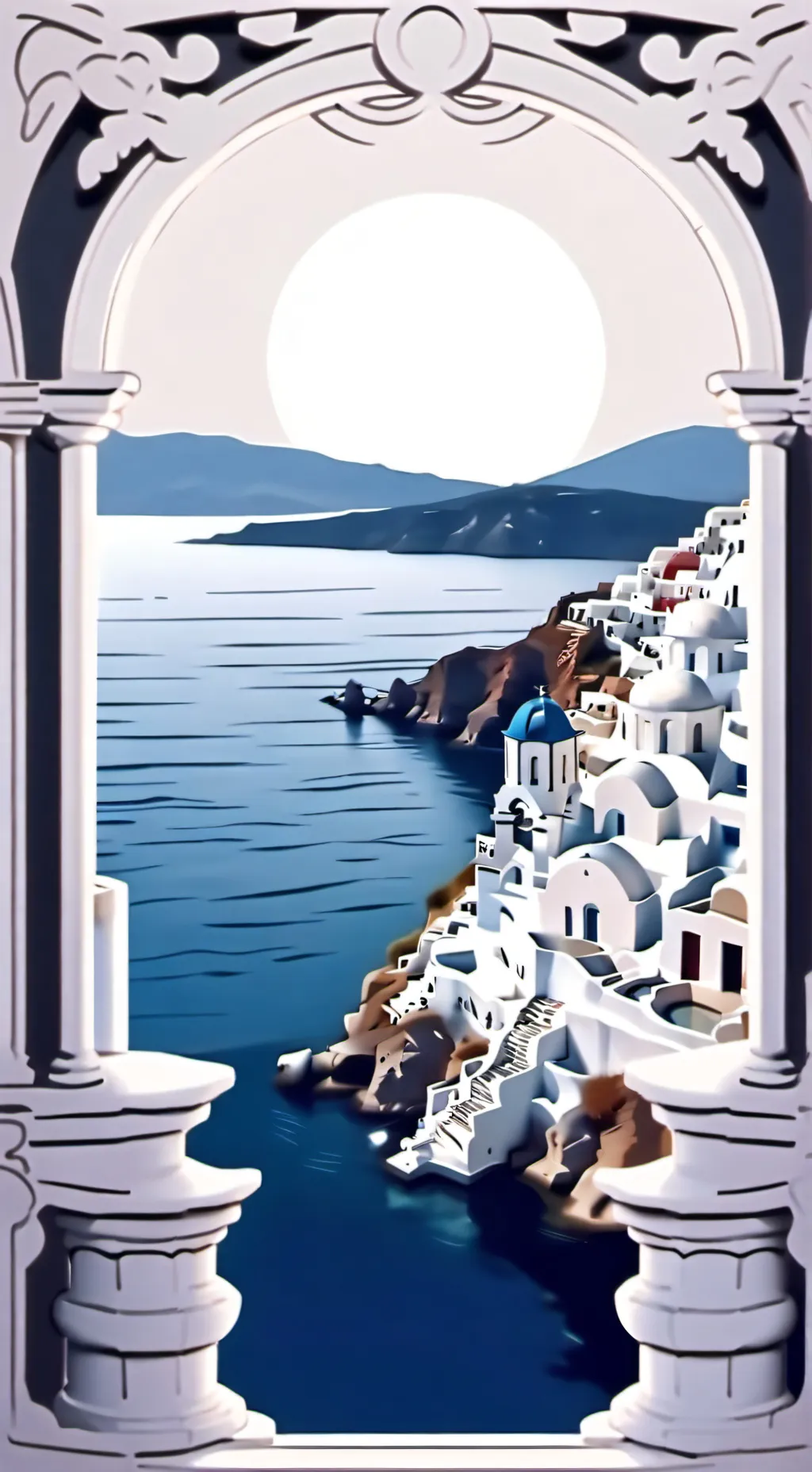 ai character: greek helper background