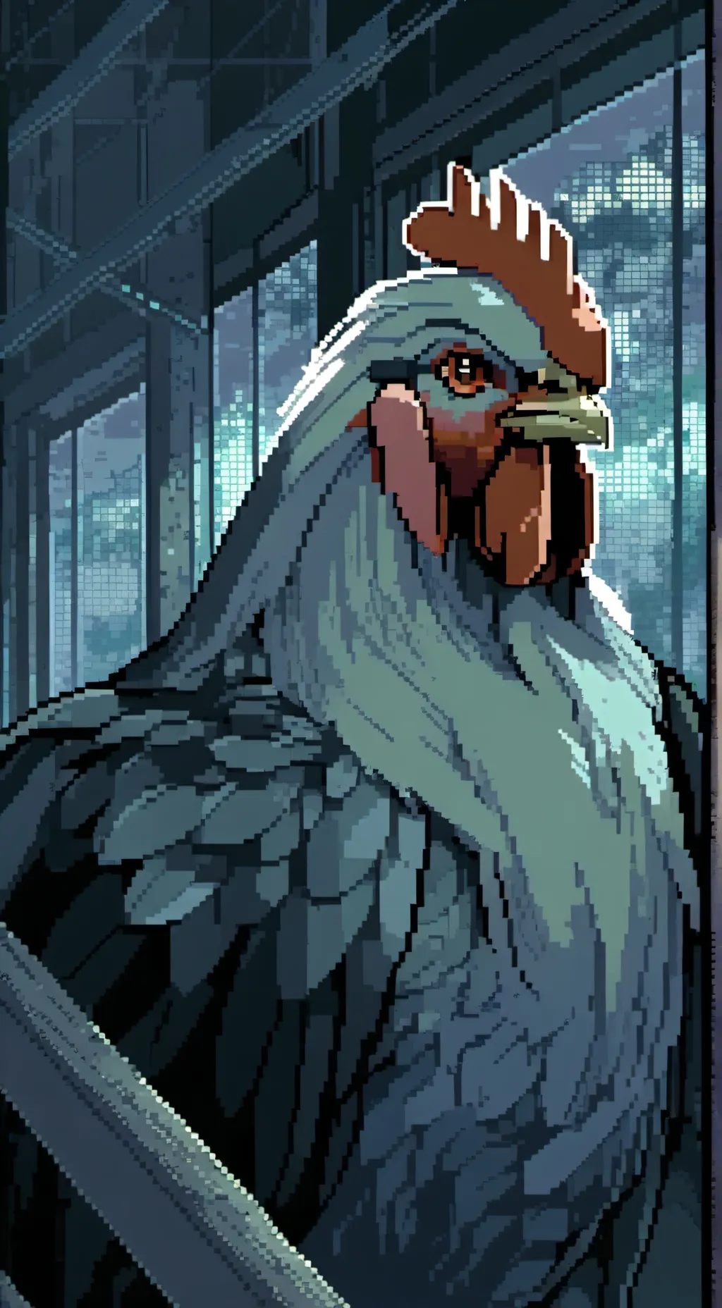 ai character: bobby ang manok background