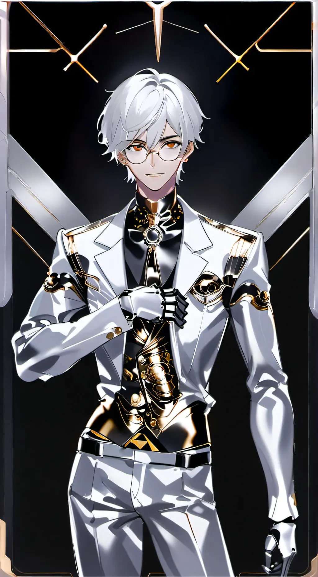 ai character: Leon background