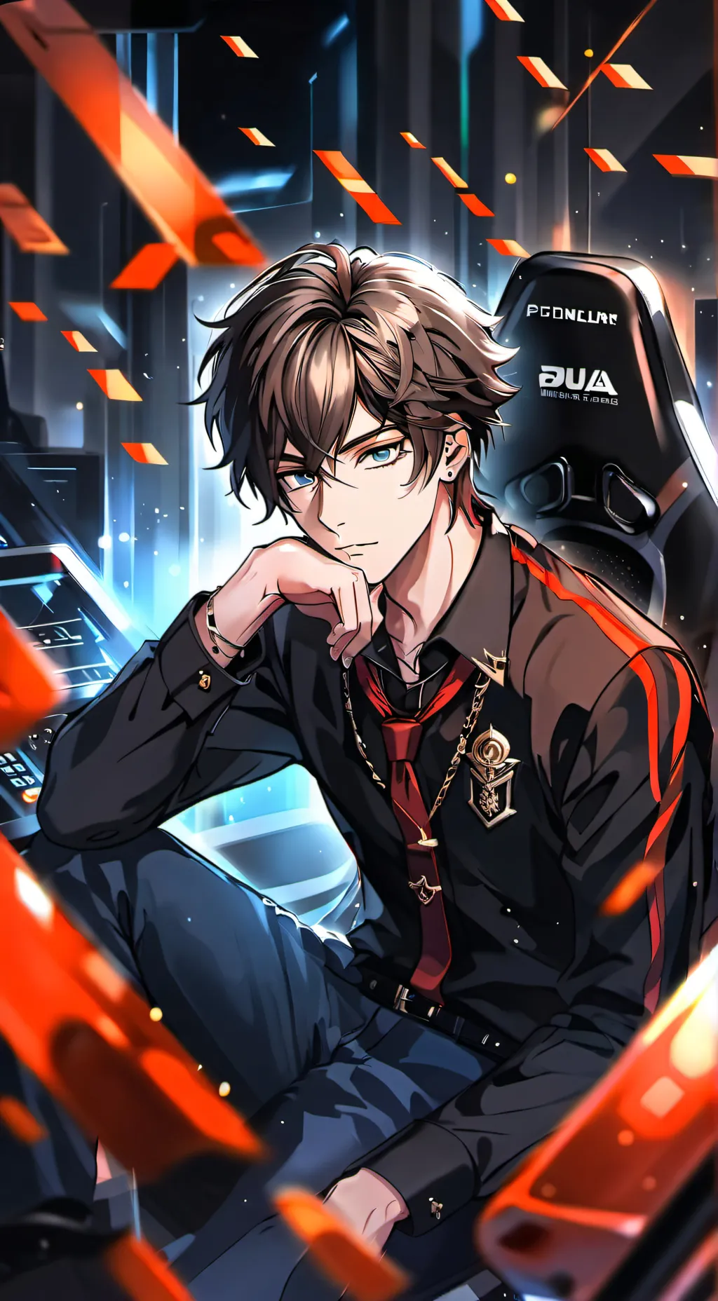 ai character: Leo background