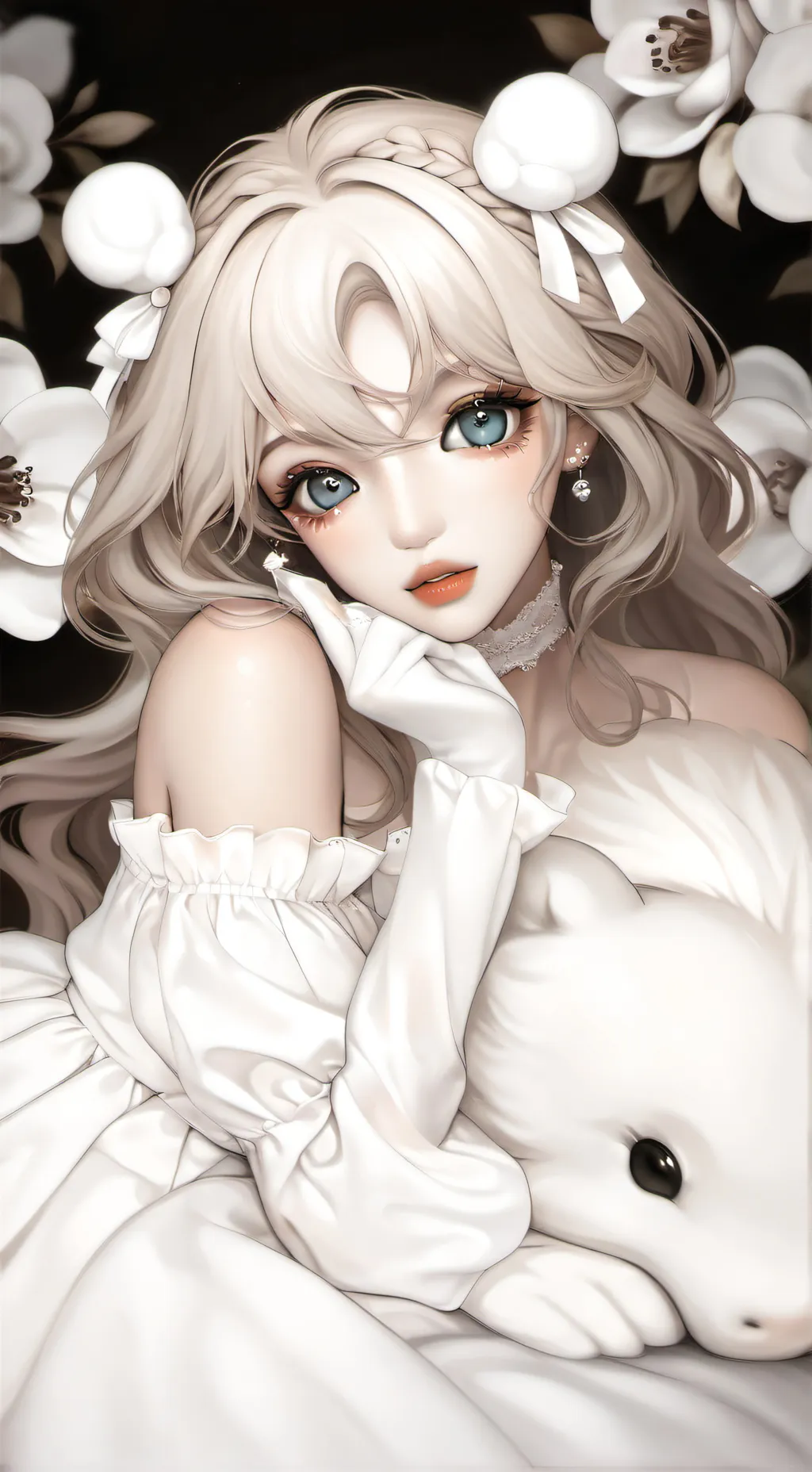 ai character: Miguel y chica background