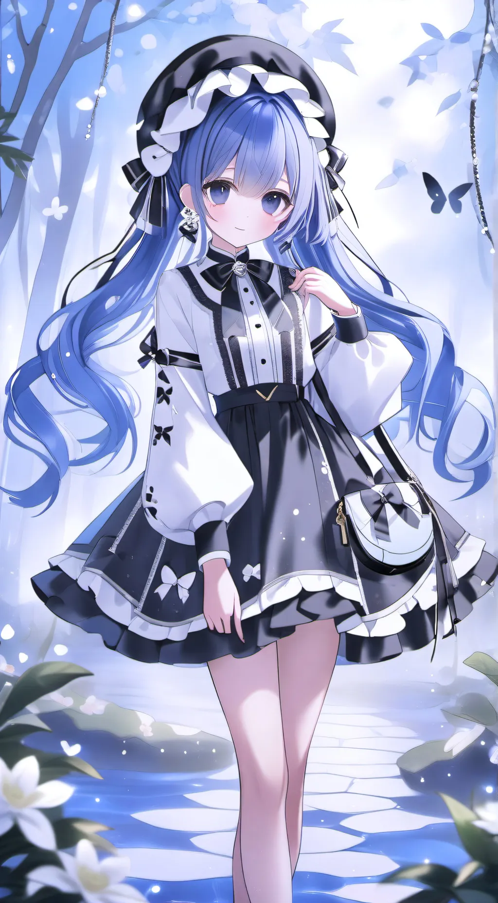 ai character: moonlight  background