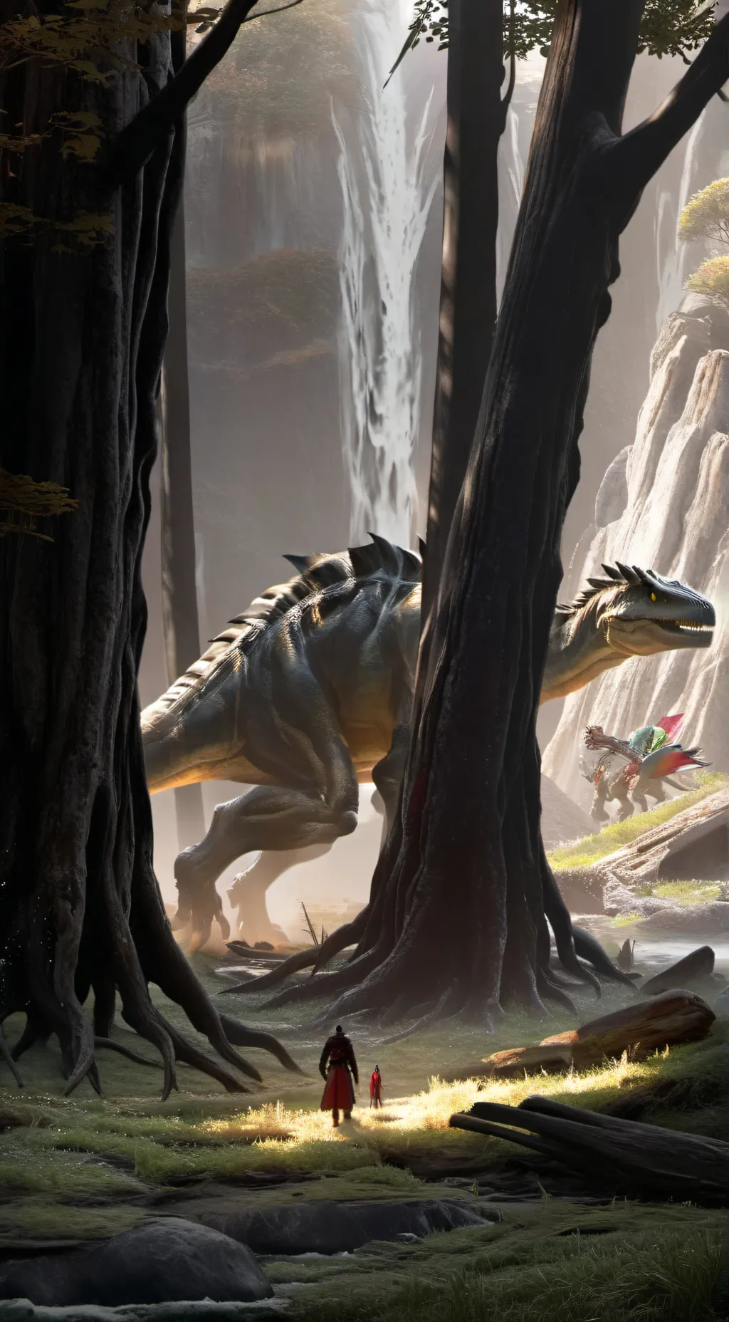 ai character: el jurasico v2 background