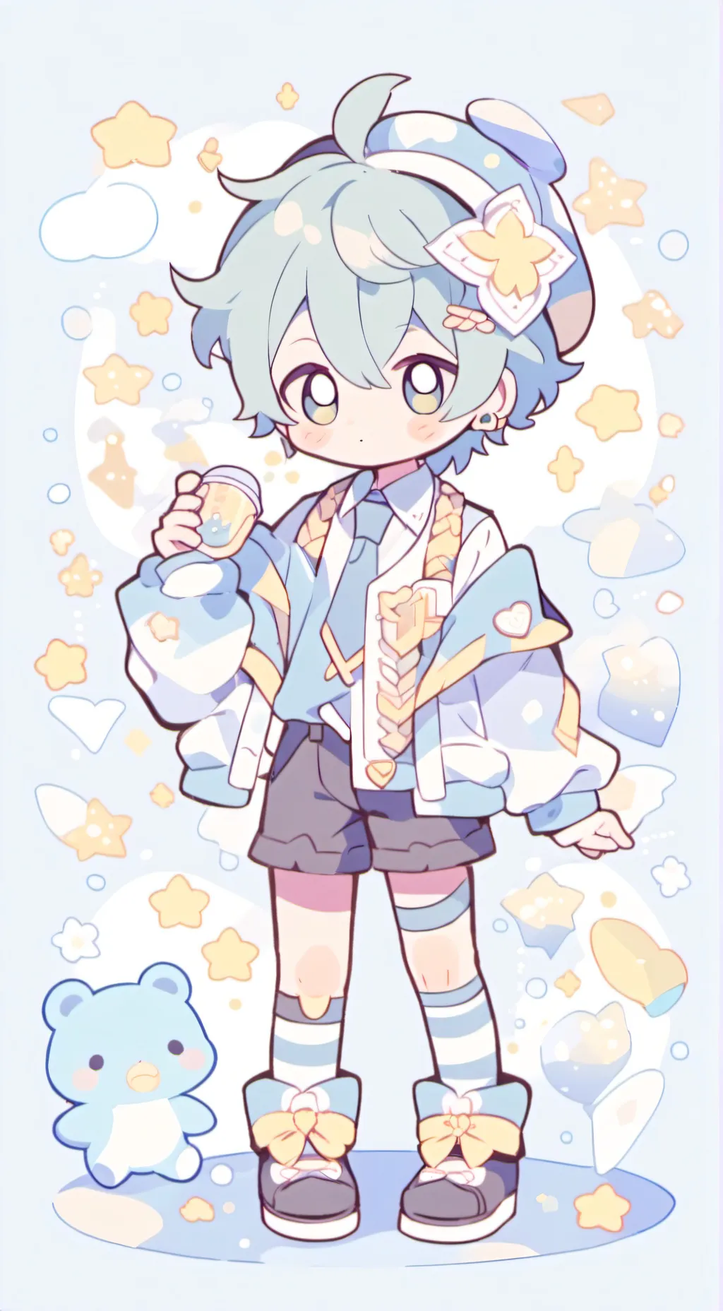 ai character: combined fandoms background