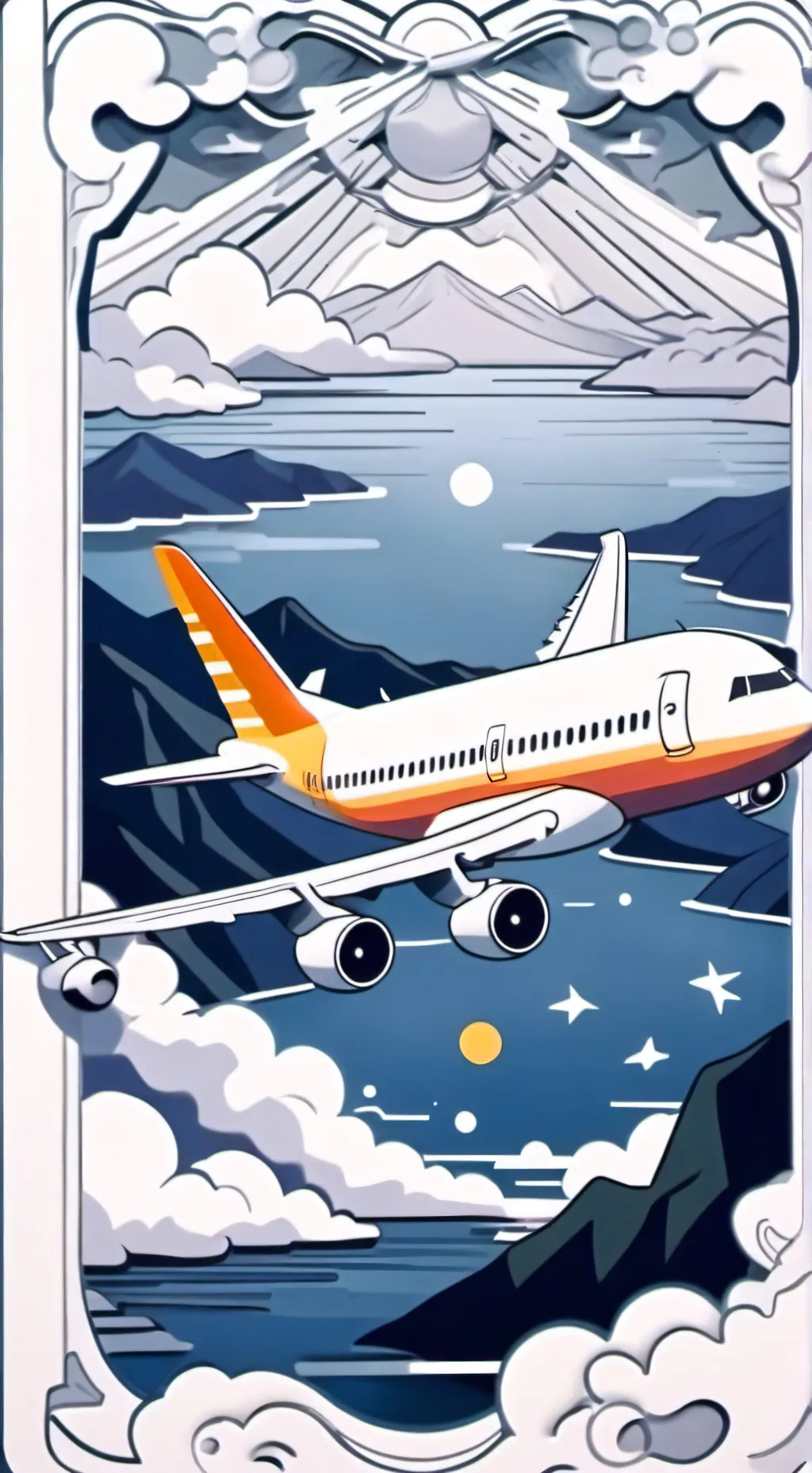 ai character: Airplane  background